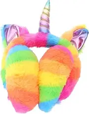 [BESPORTBLE] Ear Warmers for Winter Unicorn Design Plush Earmuffs for Women Comfortable Stylish