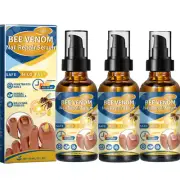 Bee Venom Nail Treatment Serum,Toenail Serum Liquid Nail Growth and Repair Serum