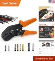 Ergonomic Aglet Crimping Tool with 160 Aglets for Versatile Repair Solutions