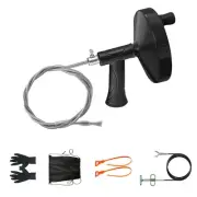 Plumbers Snake, 25ft Drain Auger Heavy Duty Plumbing Snake Drain Clog Remover...