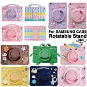 For Samsung Galaxy Tab A7 A8 A9 A9 Plus S6 Lite Kids Case Rotation Stand Cover