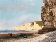 THE CLIFFS Tile Mural Kitchen Bathroom Wall Backsplash Ceramic 17x12.75