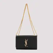 [Saint Laurent] Saint Laurent-Black Kate Small Chain Bag-Donna OS OS