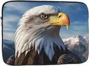 American Bald Eagle Laptop Sleeve 17 inch Shockproof Protective Computer Carrying Cover Water Resistant Computer Bag Laptop Case Briefcase Handbags Portable Laptop Bag Gifts for Men Women