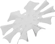 Baluue Nail Templates for French Manicure Stainless Steel Model Easy to Use Versatile for Nail Shapes