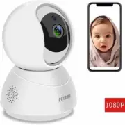 Peteme Baby Monitor 1080P FHD Home WiFi Security Camera Sound/Motion Detection