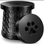 Portable Adjustable Collapsible Telescoping 9" Stool by VAMVO Black New In Box