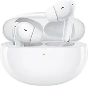 OPPO Enco Free2 Wireless Headphones, Up to 30 Hours Runtime, Headphones: 41mAh, Charging Case: 480mAh, 42dB Active Noise Cancelling (ANC), Bluetooth 5.2, Sound Equalizer, USB Type-C, White