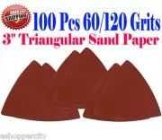 100 Sandpaper 60 120 Grit Multi Tool Fein Bosch Chicago Dremel Ryobi Sand Paper