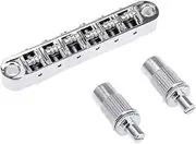[Musiclily] Pro Tune-O-Matic Bridge Roller Saddles Set for Les Paul LP SG Electric Guitar, Chrome