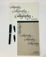 CALLIGRAPHY SET FOR BEGINNERS W/ FOUNTAIN PEN AND 2 EXTRA NIBS by SHEAFFER EATON