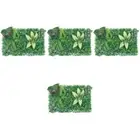 4 Pack Fake Boxwood Greenery Backdrop Artificial Plant Wall