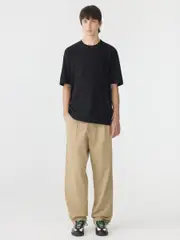Cotton Twill Pleat Pant