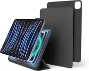 elago Magnetic Folio Case Compatible with iPad Pro 11 inch 4th, 3rd, 2nd Generation - Back Plate can be Attached to Metal Materials, Compatible with Apple Pencil and elago’s Pencil case (Dark Grey)