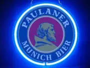 12"x12" Paulaner Munich Beer Display Acrylic Neon Sign Light Lamp Bar LS