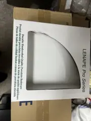 Lenape 7.5” Large White Corner Bathroom Shelf Porcelain P-1704 Box Of 6