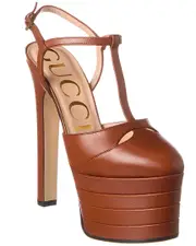Gucci Leather Platform Pump