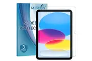 [Set of 3] Apple iPad 10.9" 2022 (10th gen) Anti-Glare Matte Film Screen Protector by MEZON Case and Pencil Friendly (iPad 10.9", Matte)