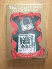 The Twelve Days of Christmas Collector's Keepsake Folk Art ornament Book mini