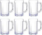 qwmvhfg， Personalised Pint Glass,Beer Cup Beer Mugs Set Beer Glasses with Handle Large Beer Glasses for Freezer Beer Cups Drinking