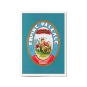 Empire Pale Ale Brewery Vintage Beer Wall Art