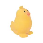 Tikiri 8.5cm Farm Animal Rubber Chicken 95005 Baby Sensory Toy 0m+ Yellow