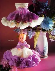 Crochet Capers Charming Doll Collection Clothes, Lamp Leaflet MM781 NOS