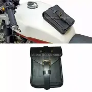 LEATHER MAGNETIC TOOL BAG TANK POUCH FIT FOR Royal Enfield Interceptor GT 650