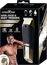 Cutting Edge Rechargeable Ceramic Trimmer with LCD Display, Pouch, and Signature Magnetic Box, Xtreme