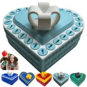 Gift Box Heart Shaped Box Gift 3D Gift Box Puzzle Box Prank Toy Funny Gift Boxs❤