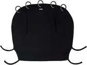 Dooky Sunshade for Baby Car Seat/Pram/Stroller/Pushchair, Universal Fit, Protects from Sun, Wind and Light Rain, UPF 50+ UV Protection, Easy to Install and Wash, Plain Black