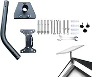 Iron Pole Mounting Bracket, Outdoor Antenna Mount, Roof Antenna Bracket, TV Antenna Mount Bracket, Pole Mount Antenna Holder, Work Area Antenna Mount, Antenna Bracket for Outdoor Use