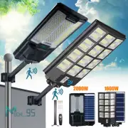 2000W Súper grande Lamparas Luz Led Solares Luces Para Exterior Patio Impermeabl