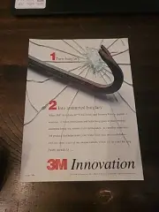 3m Innovation Print Ad 1996 Burglary Crow Bar 8x11