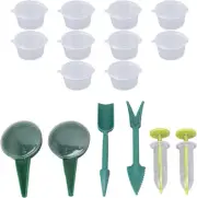 Seed Dispenser, 16 Pack Adjustable Seed Sower, Sowing Seed Dispenser Hand Tool