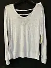 Balance Collection Women's Long Sleeve Suave Mauve Yoga Workout Top Small NWT