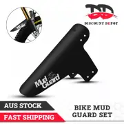 Bike Bicycle Cycling Fender Mud Guard Mudguard Front Rear MTB Mountain Tyre Set