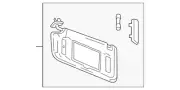 Genuine GM Light Titanium Driver Side Sun Visor 23141973