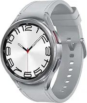 Samsung Galaxy Watch6 Classic 47mm Smart Watch Health Monitoring Fitness Tracking and Long Lasting Battery LTE Silver (Renewed)