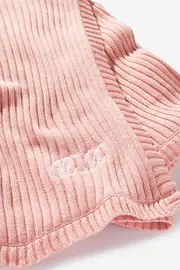 [Cotton On Kids] Cotton On Kids - Organic Rib Knit Blanket - Personalised - Zephyr OS ZEPHYR