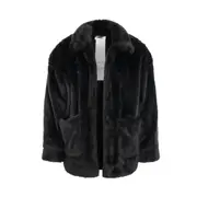 [doublet] And-Painted Fur Jacket