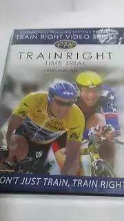 Train Right Time Trial DVD Chris Carmichael Cycling Training Brand New Sealed