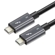 Astrotek Thunderbolt USB Type-C to Type-C 3.1 Adapter Charger Cable 0.7m Black