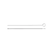 12x Skewers Round Stainless Steel Flattened Souvlaki / Yakitori 350mm