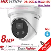 Hikvision Ultra 4K 8MP DarkFighter Bulit-in Mic Smart IP Camera DS-2CD3386G2-ISU