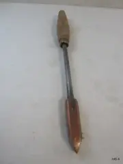 Vintage Pyrography Tool Wood Burning Iron Branding Hand Tool