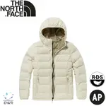 【THE NORTH FACE 女 可套接防潑羽絨外套 AP《白》】5AY2/雙面穿/保暖外套/防水外套/休閒外套