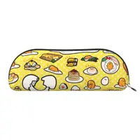 在飛比找蝦皮購物優惠-Gudetama 時尚鉛筆盒大容量學生化妝包休閒眼鏡盒