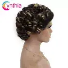 Highlight Short Pixie Cut Human Hair Wigs Ombre Black Blond Wig 13X1 Lace Front