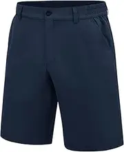 'Rdruko Men's Golf Shorts 10'' Stretch Quick Dry Lightweight Casual Dress Work Shorts with 4 Pockets'